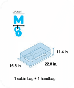 storage room dimensions form our luggage storage